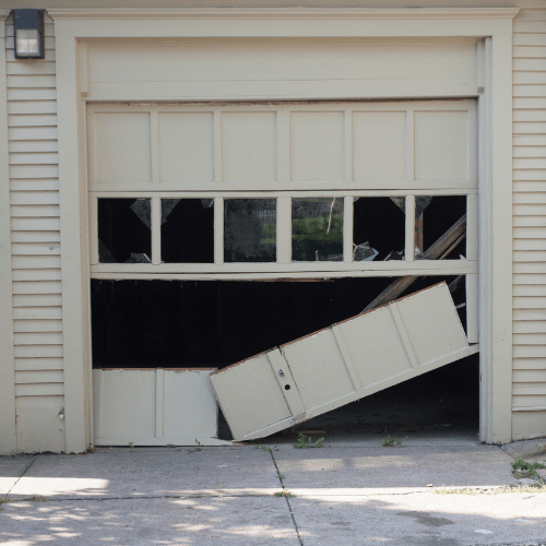 Garage Door Panel Repair